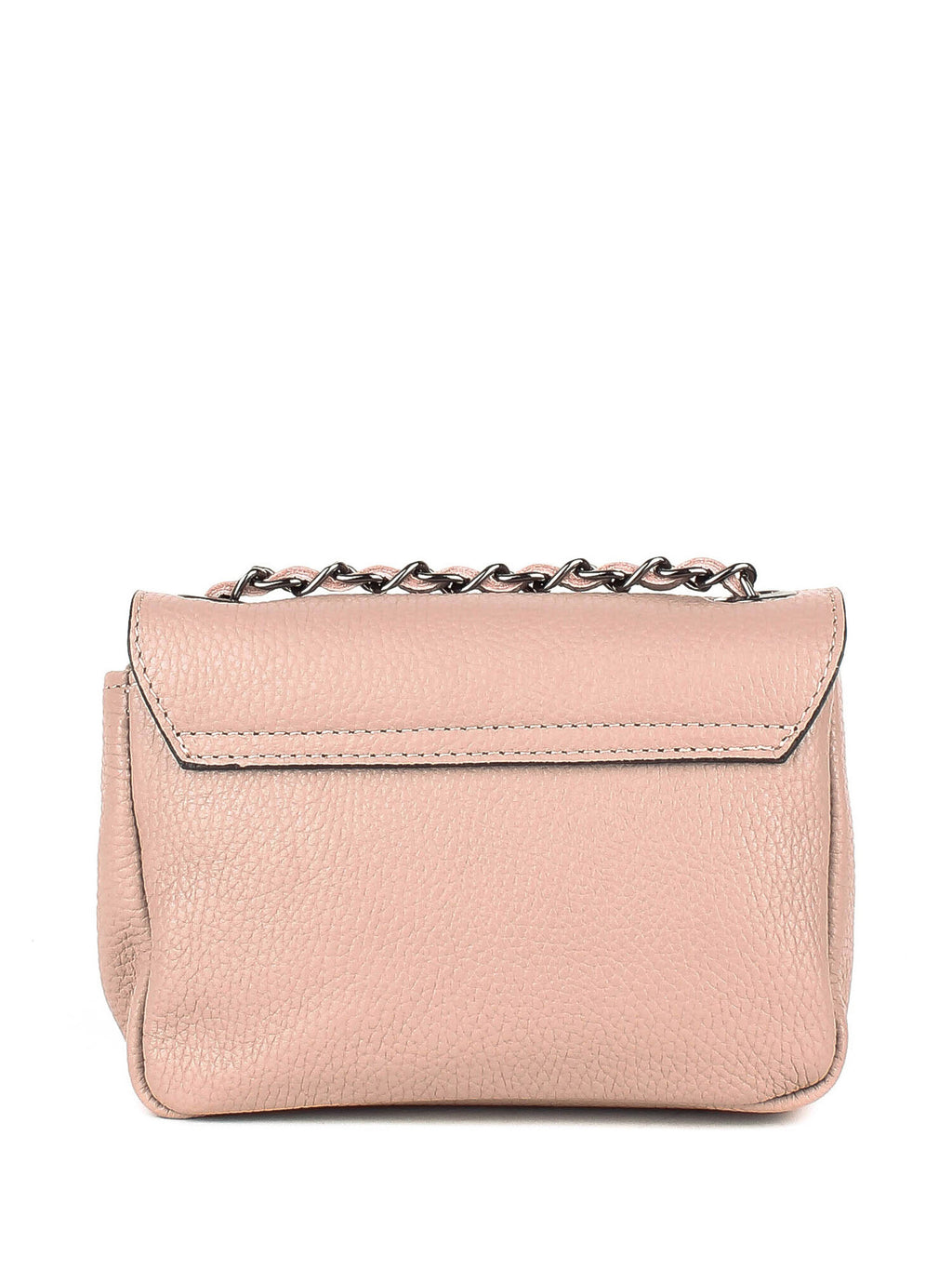 Bandolera de piel italiana Gris 8895-52-32