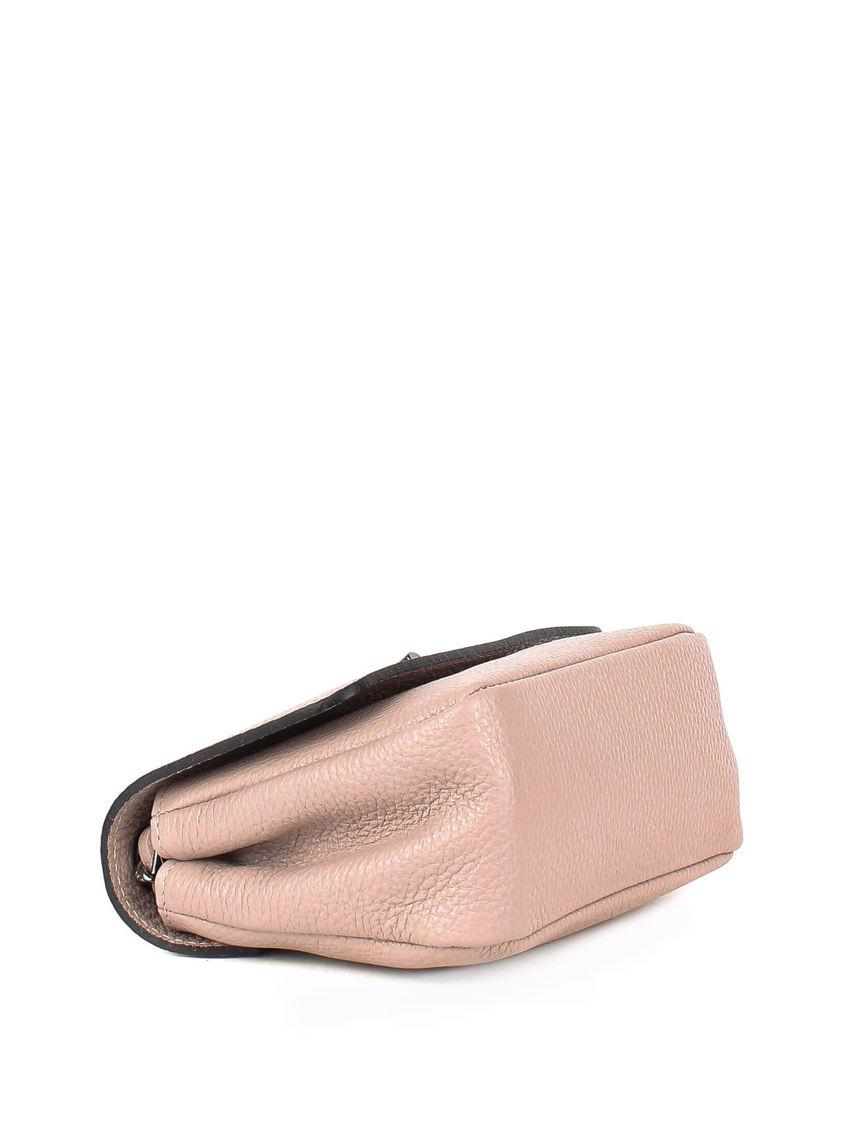 Bandolera de piel italiana Gris 8895-52-32