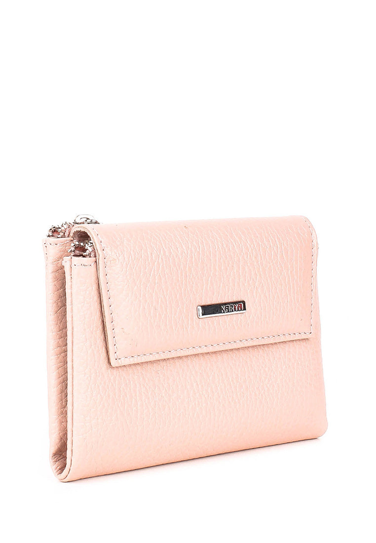 Cartera de piel italiana Polvoriento 1205-027