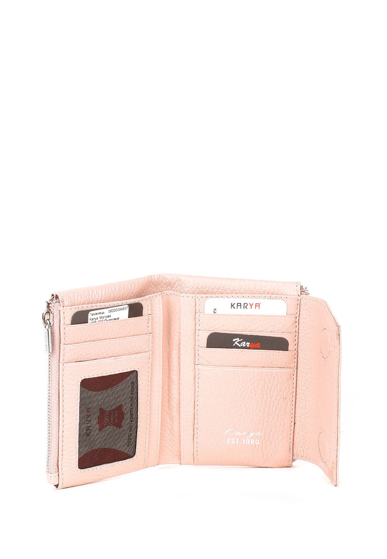 Cartera de piel italiana Polvoriento 1205-027