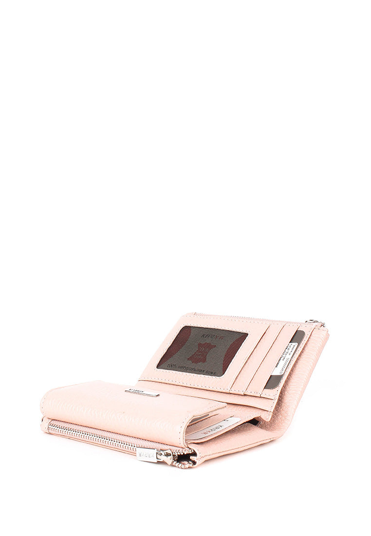 Cartera de piel italiana Polvoriento 1205-027