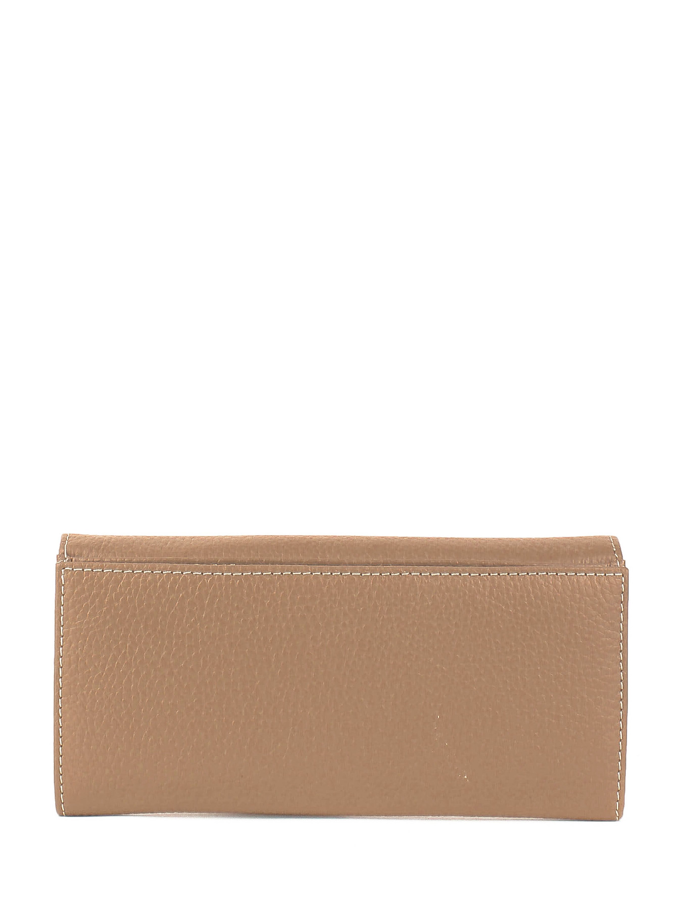 Cartera de piel italiana Gris 1133-51