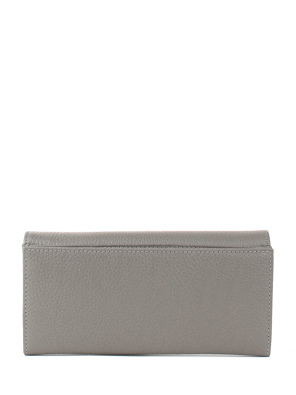 Cartera de piel italiana Gris 1133-098