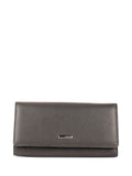 Cartera de piel italiana Gris 1198-081