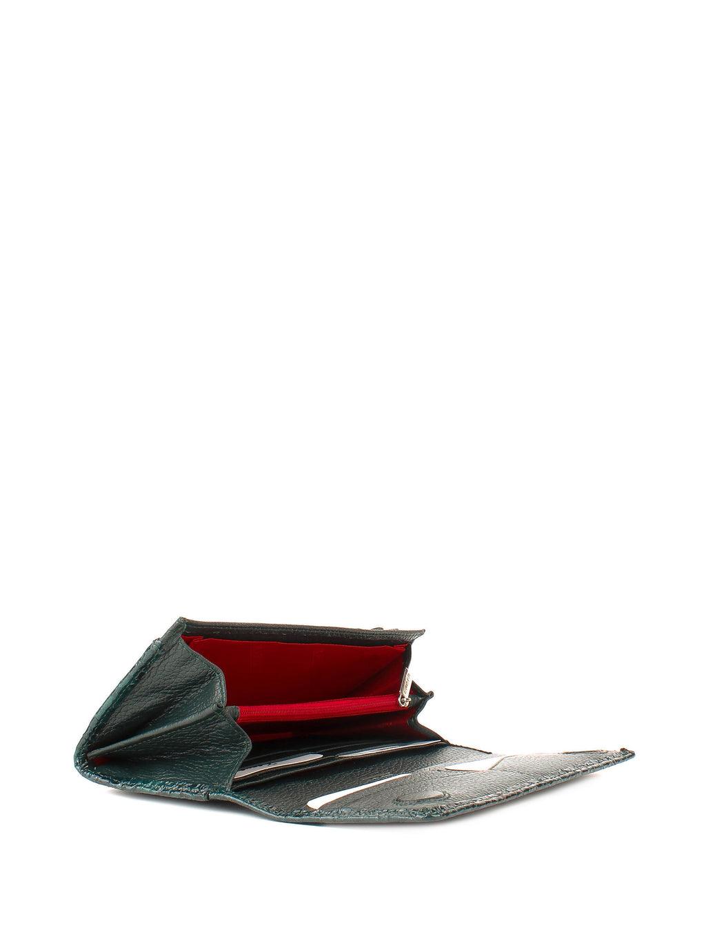 Cartera de piel italiana Turquesa 1195-560