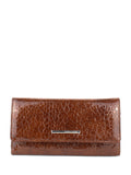 Cartera de piel italiana Marrón 1195-557
