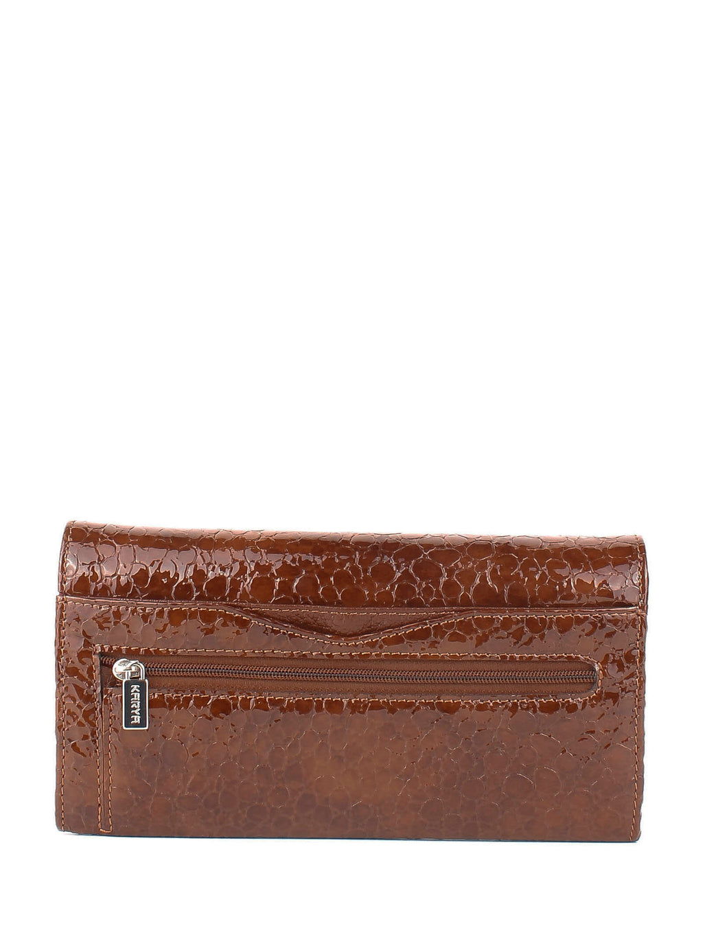 Cartera de piel italiana Marrón 1195-557