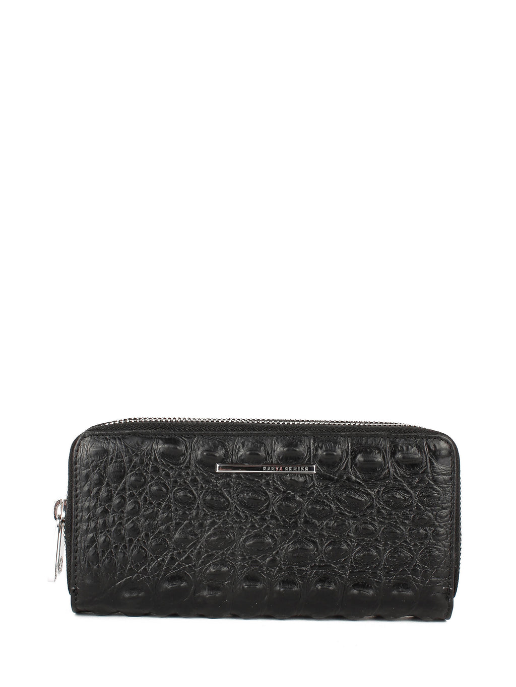 Cartera de piel italiana Negro 1134-522