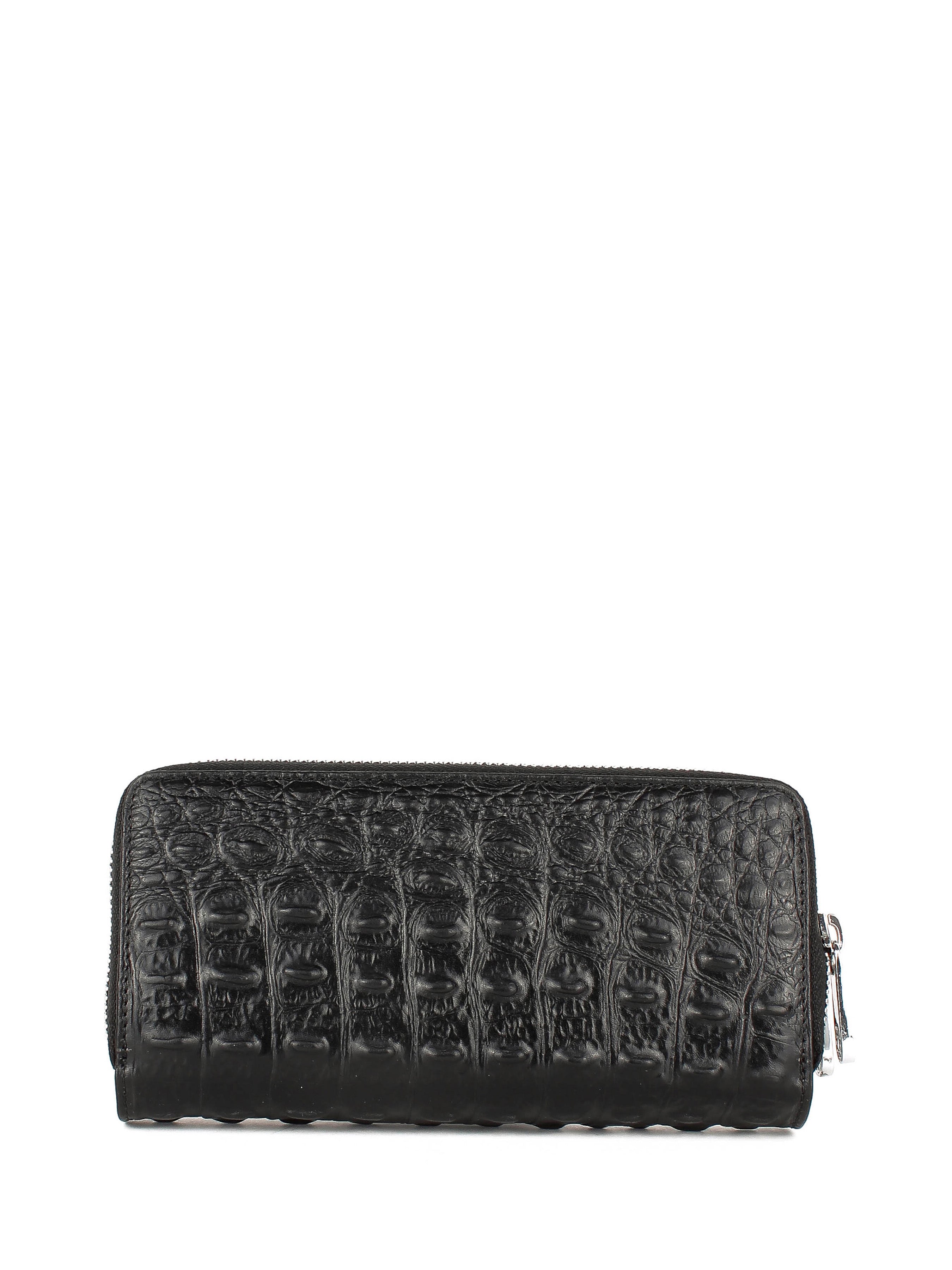 Cartera de piel italiana Negro 1134-522