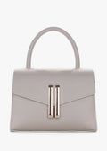 Bolso de mano de piel italiana Beige 9025-11-32