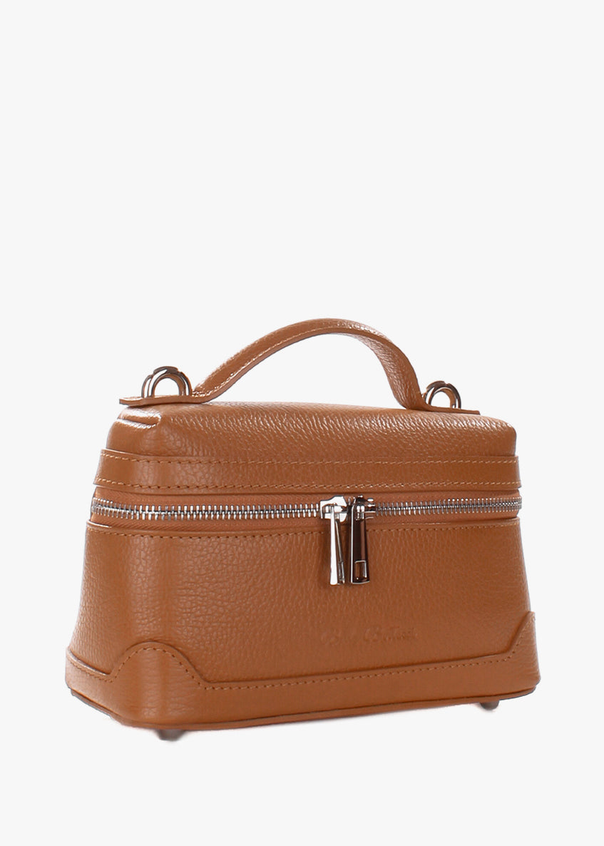 Bandolera de piel italiana Rojo 6344-45-32