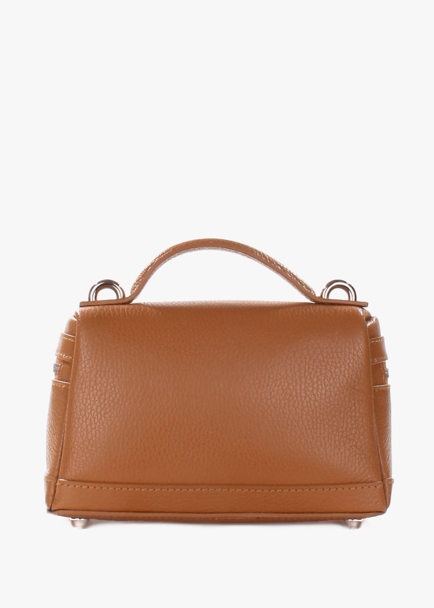 Bandolera de piel italiana Rojo 6344-45-32