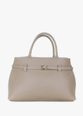 Bolso de mano de piel italiana Beige 9090-11-32