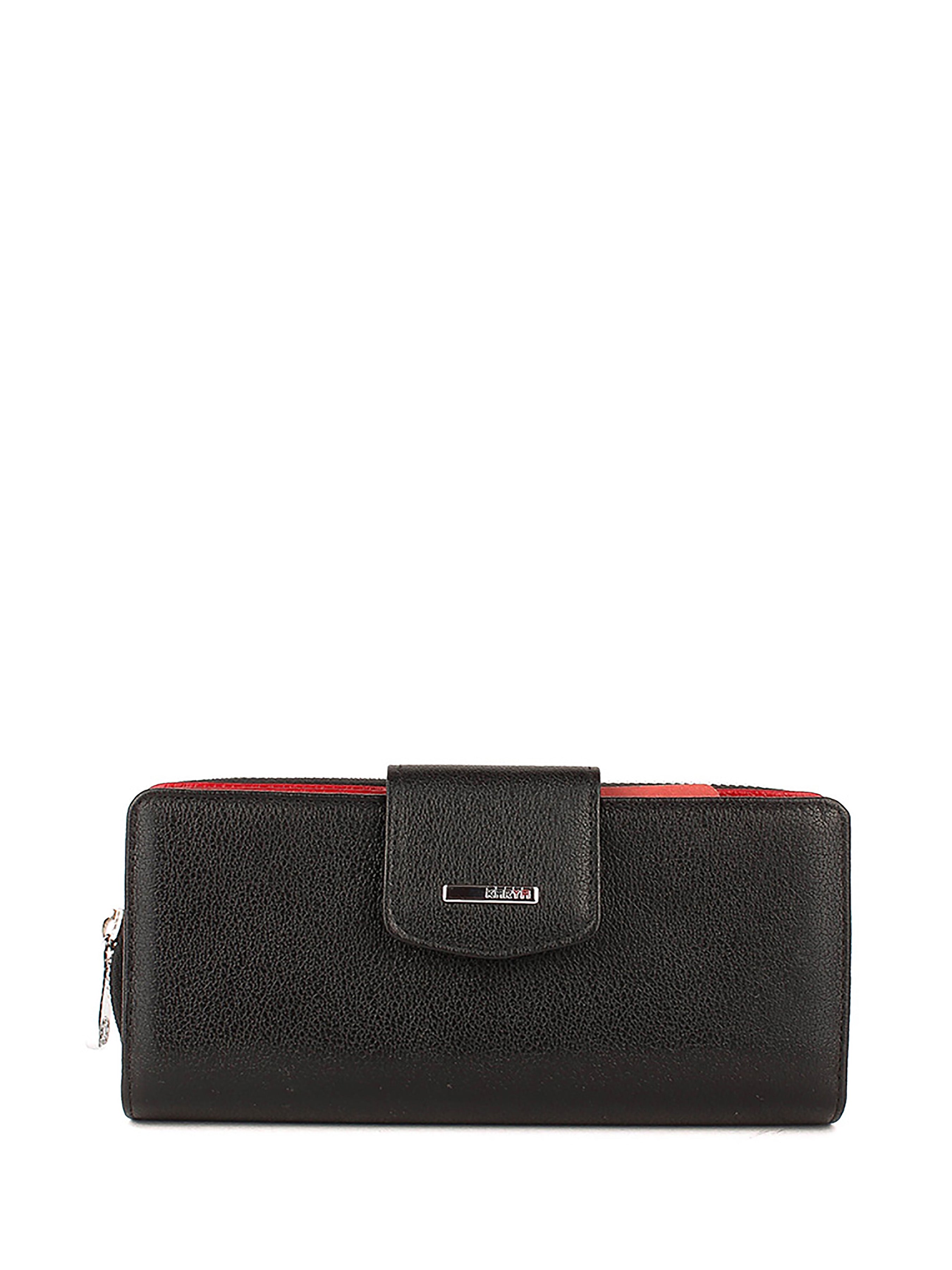 Cartera de piel italiana Negro 1119-45-46