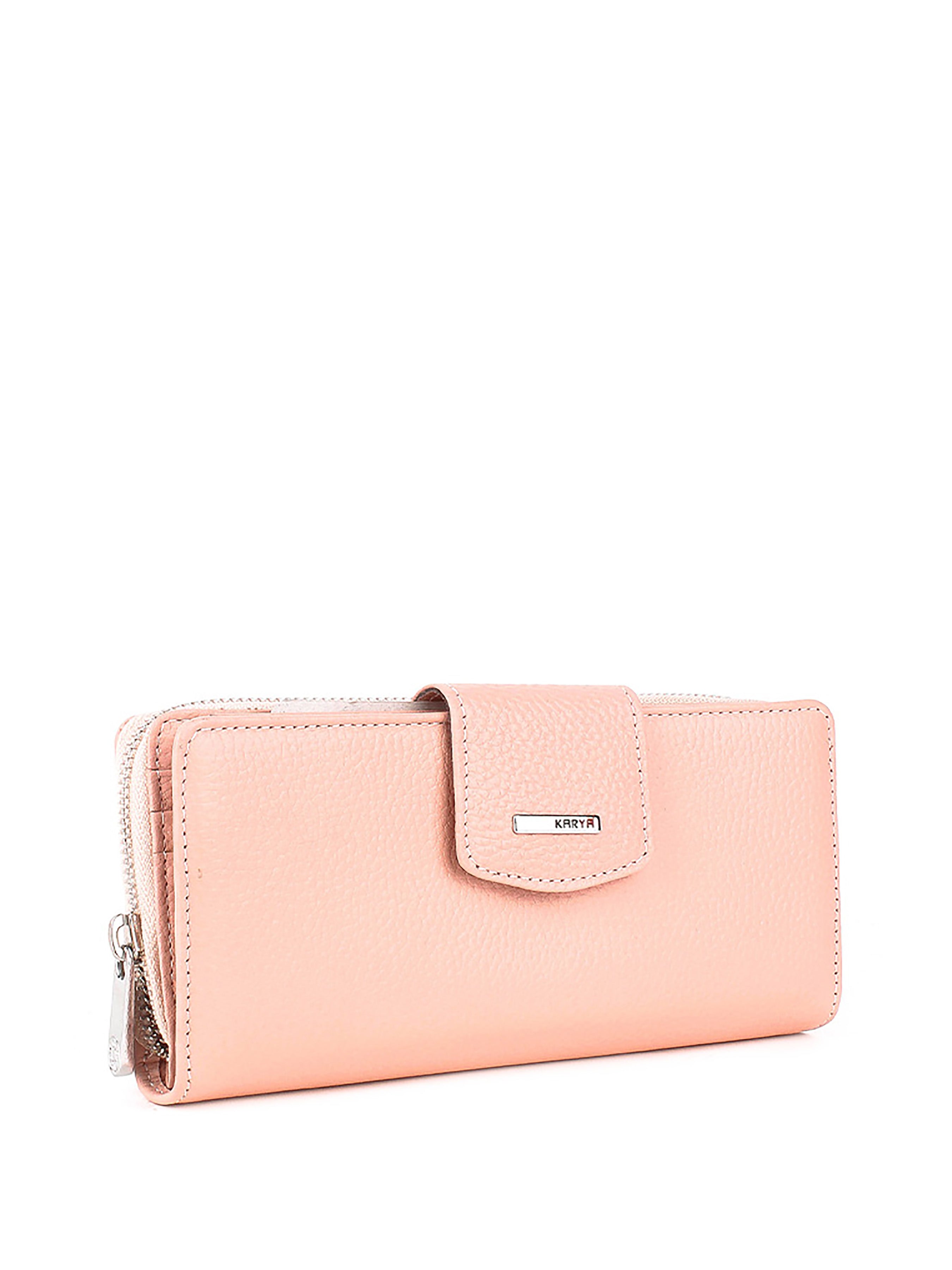 Cartera de piel italiana Polvoriento 1119-027