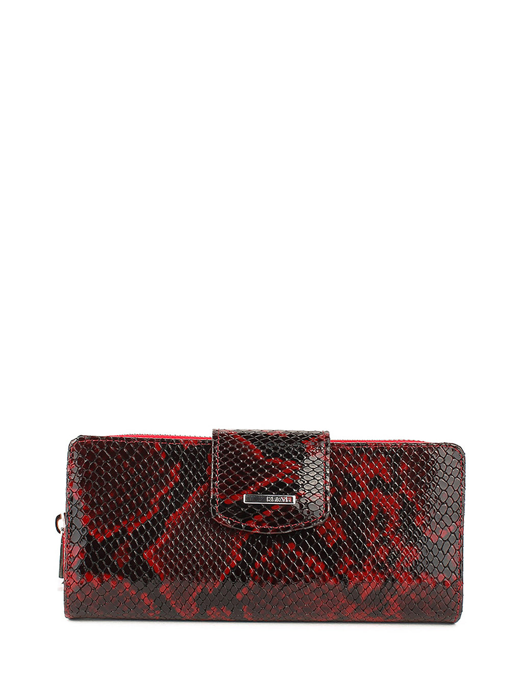 Cartera de piel italiana Burgoña 1119-529