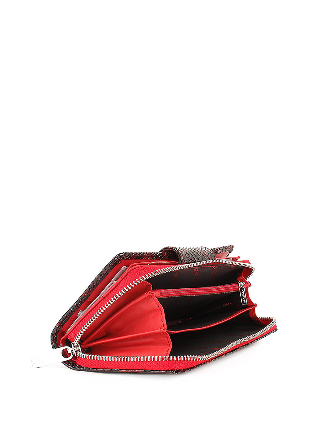 Cartera de piel italiana Burgoña 1119-529