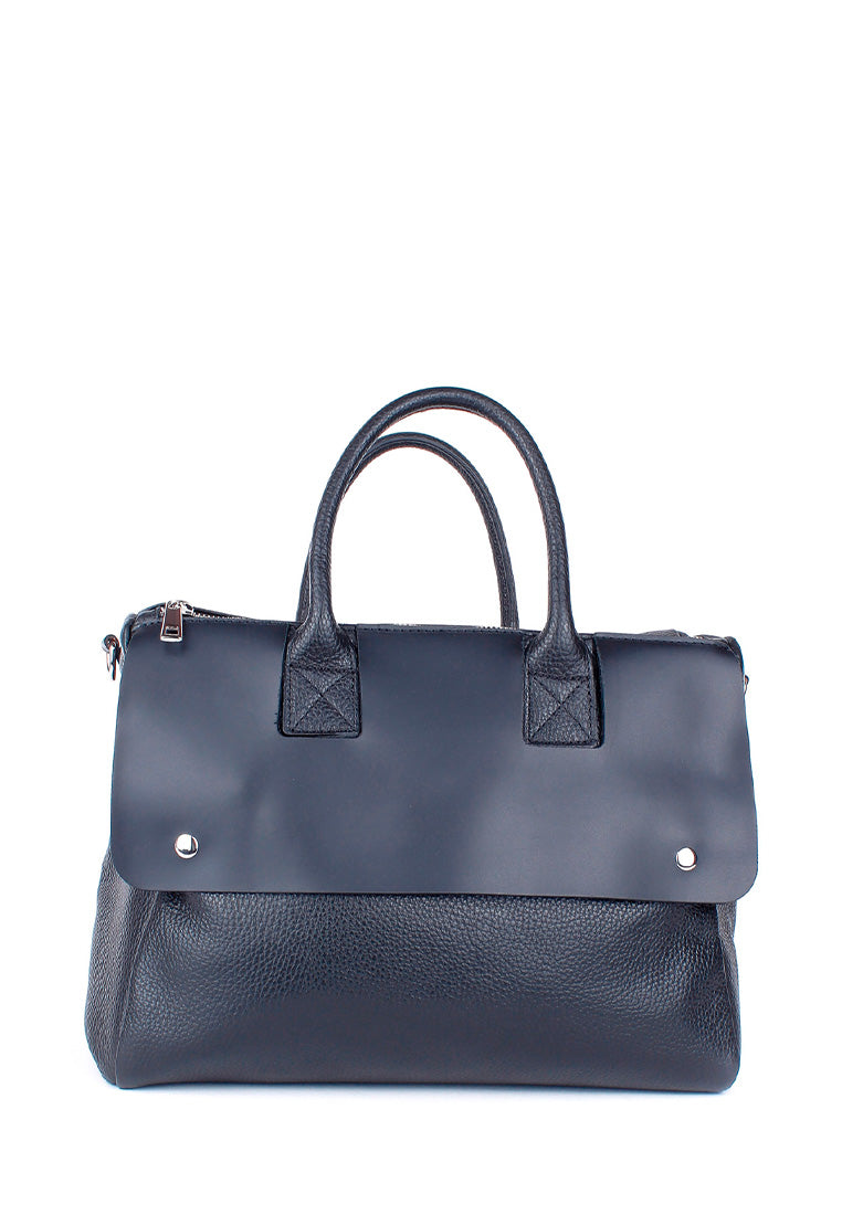 Bolso de mano de piel italiana Desireless  Negro