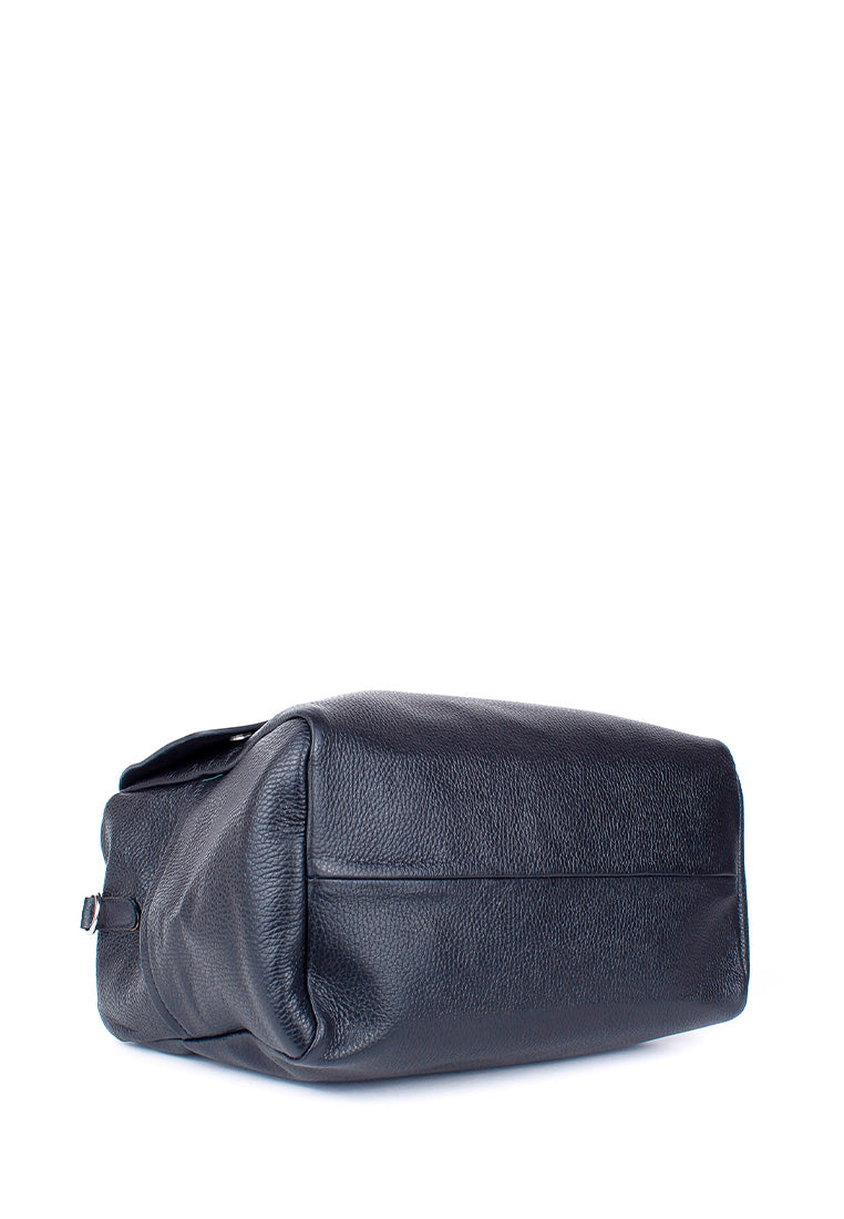 Bolso de mano de piel italiana Desireless  Negro