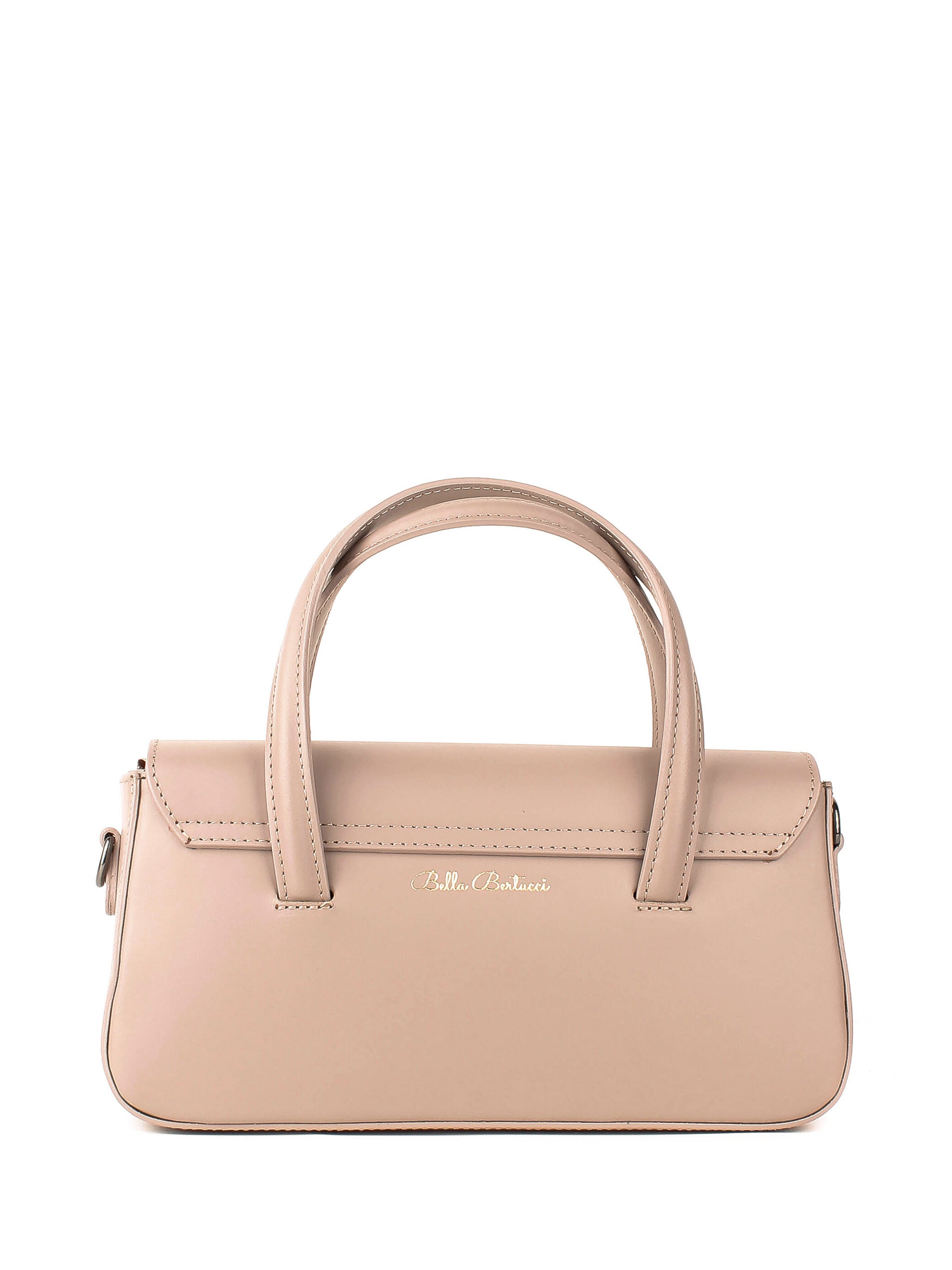 Bolso de mano de piel italiana Gris 3663-52-31