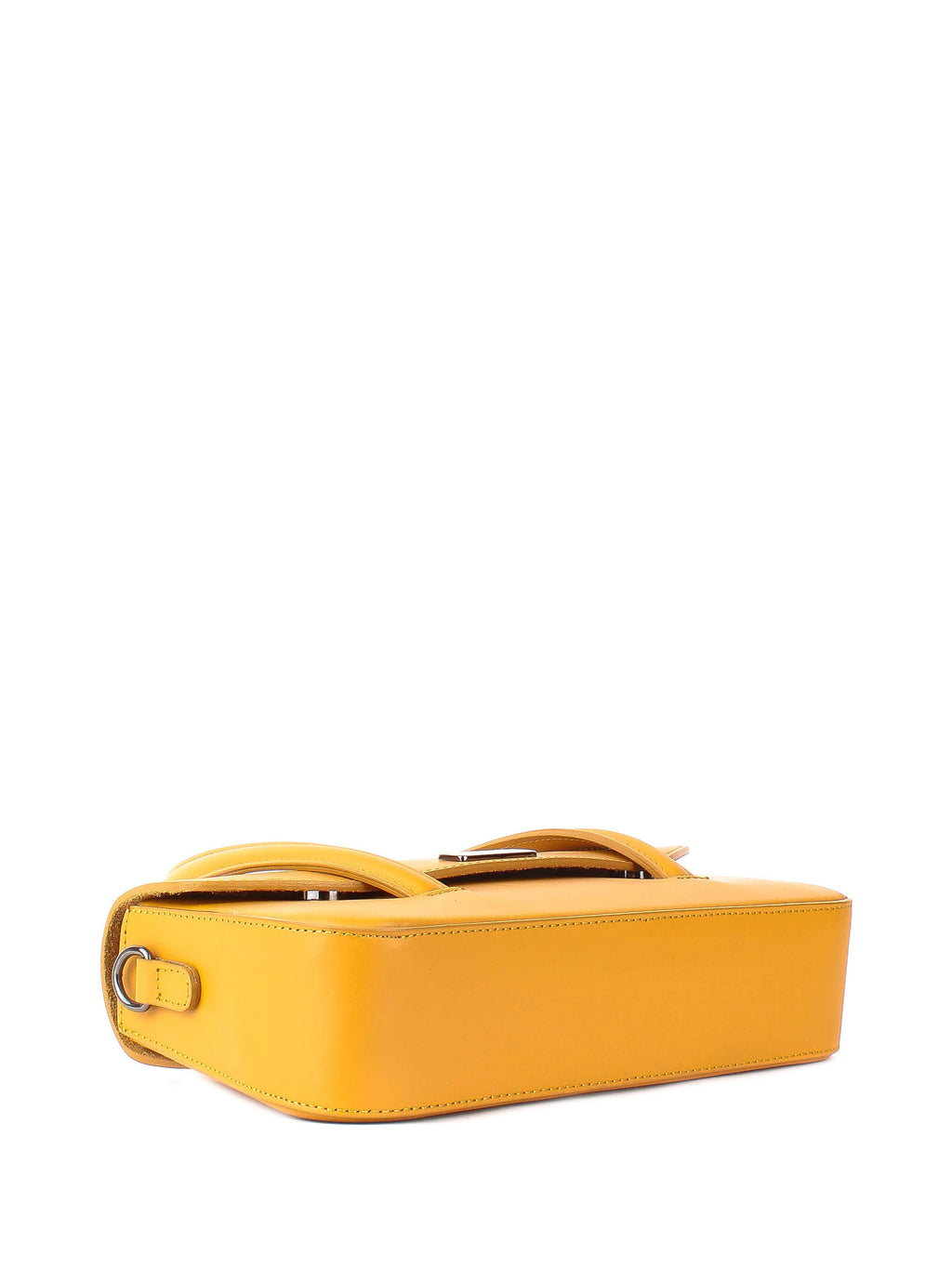Bolso de mano de piel italiana Amarillo 3663-55-31