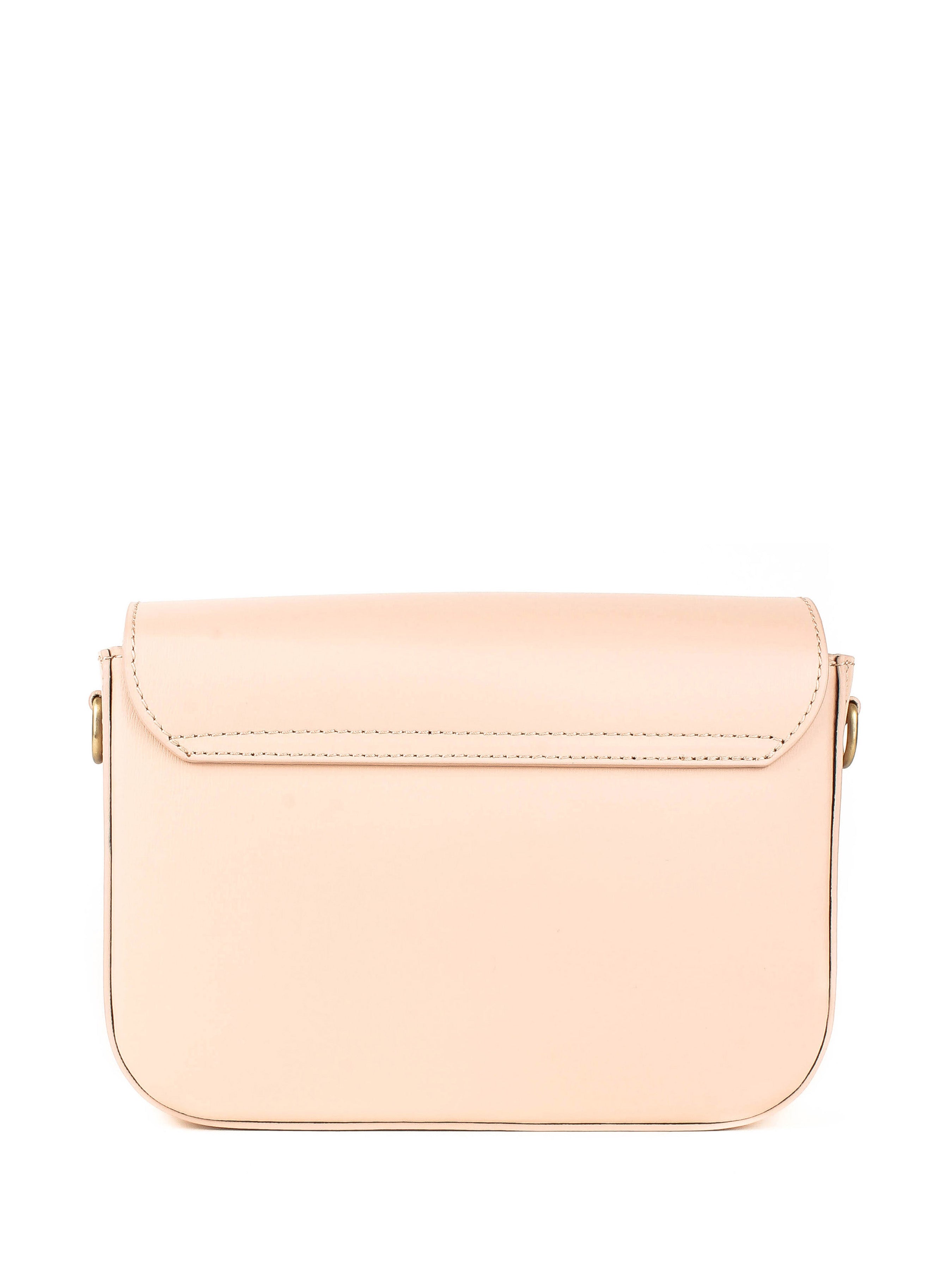 Bandolera de piel italiana Gris 4422-52-33