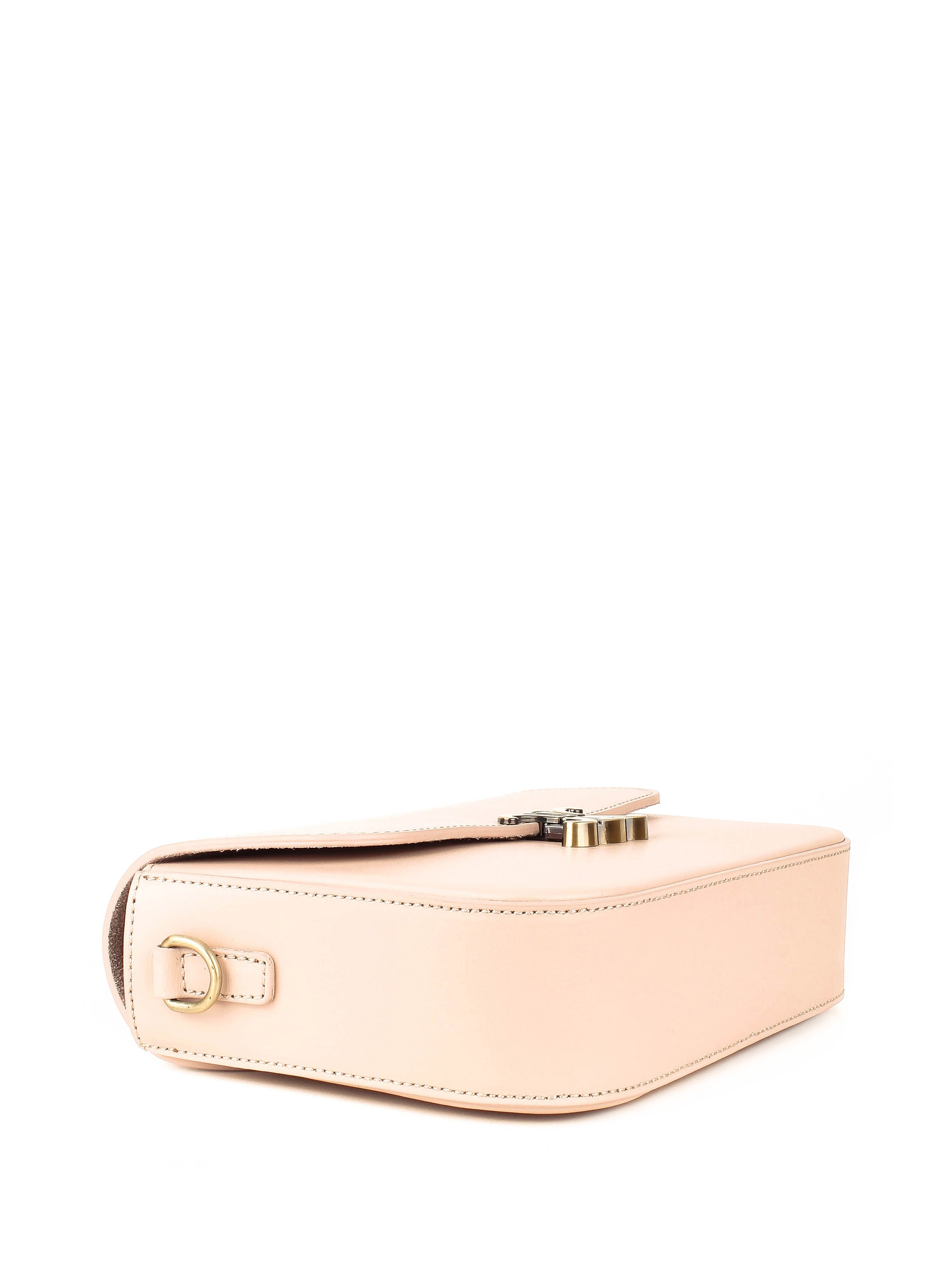 Bandolera de piel italiana Gris 4422-52-33