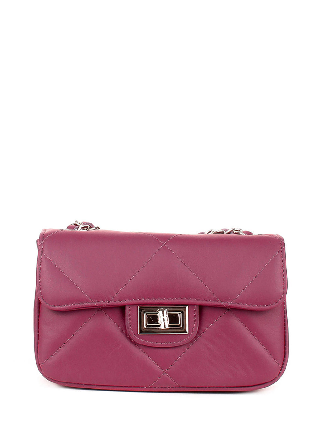 Bandolera de piel italiana Borgoña 1293-103-37