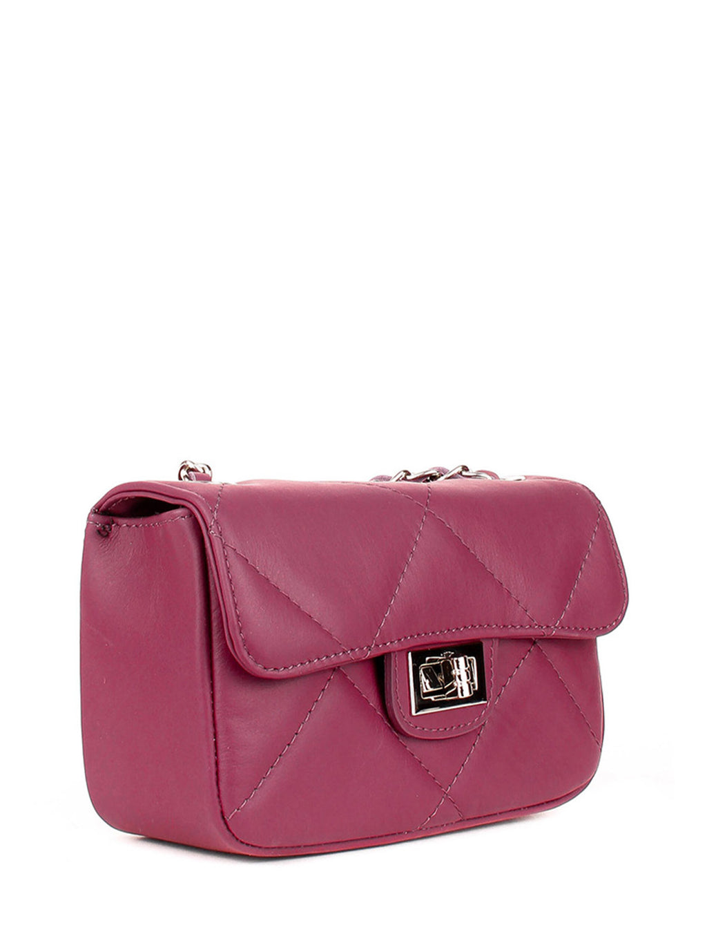 Bandolera de piel italiana Borgoña 1293-103-37