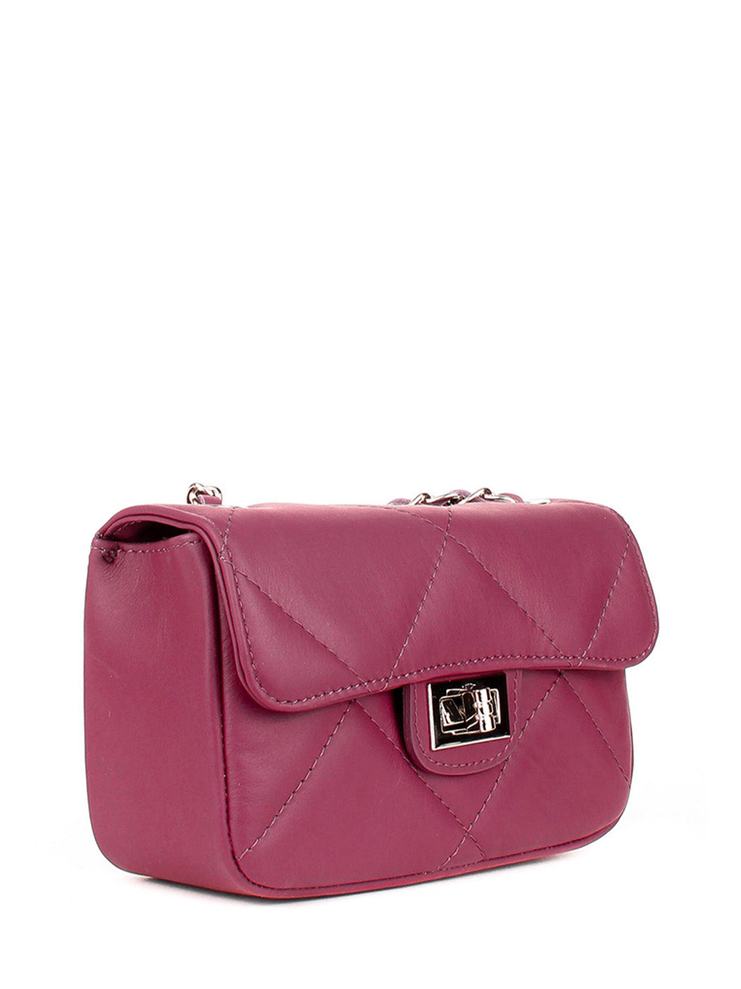 Bandolera de piel italiana Borgoña 1293-103-37