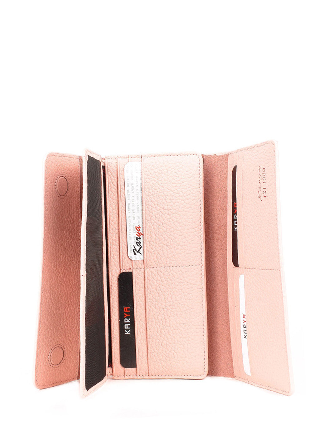 Cartera de piel italiana Polvoriento 1179-027