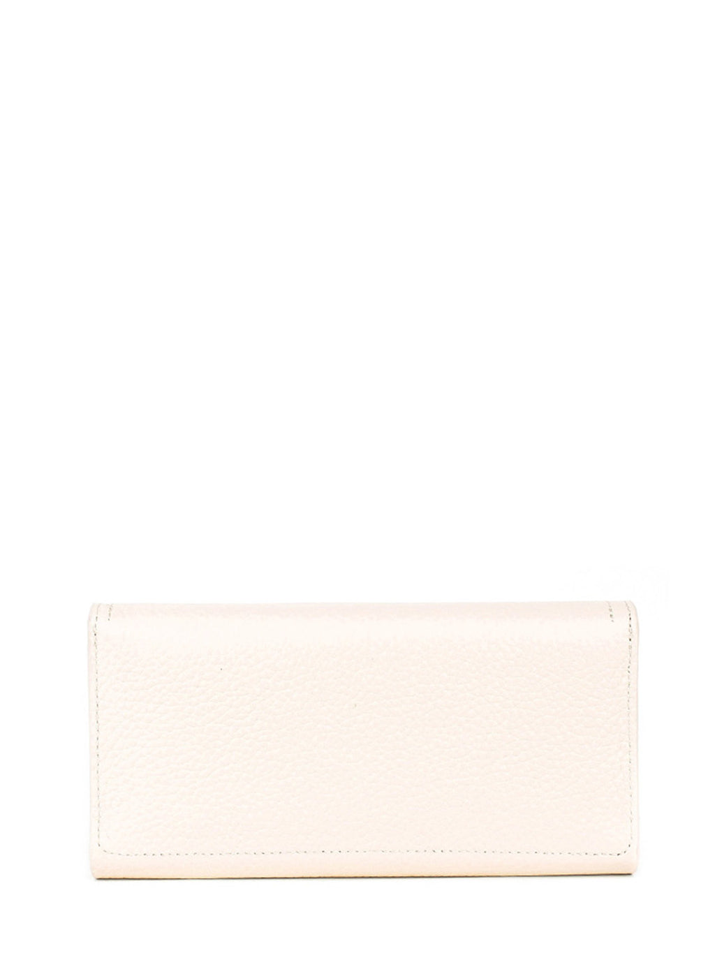 Cartera de piel italiana Beige 1179-13