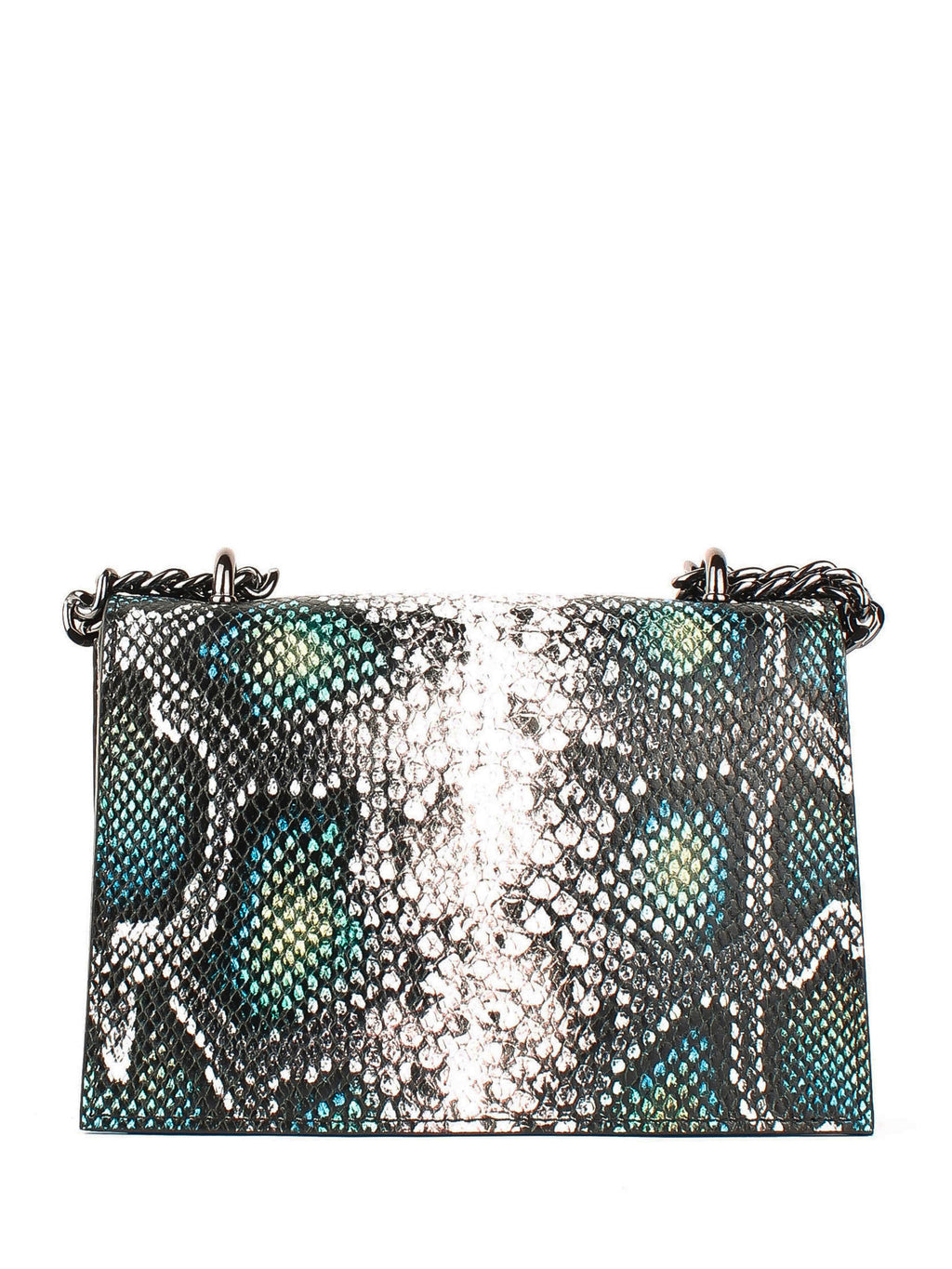 Bandolera de piel italiana Verde 3941-08-35