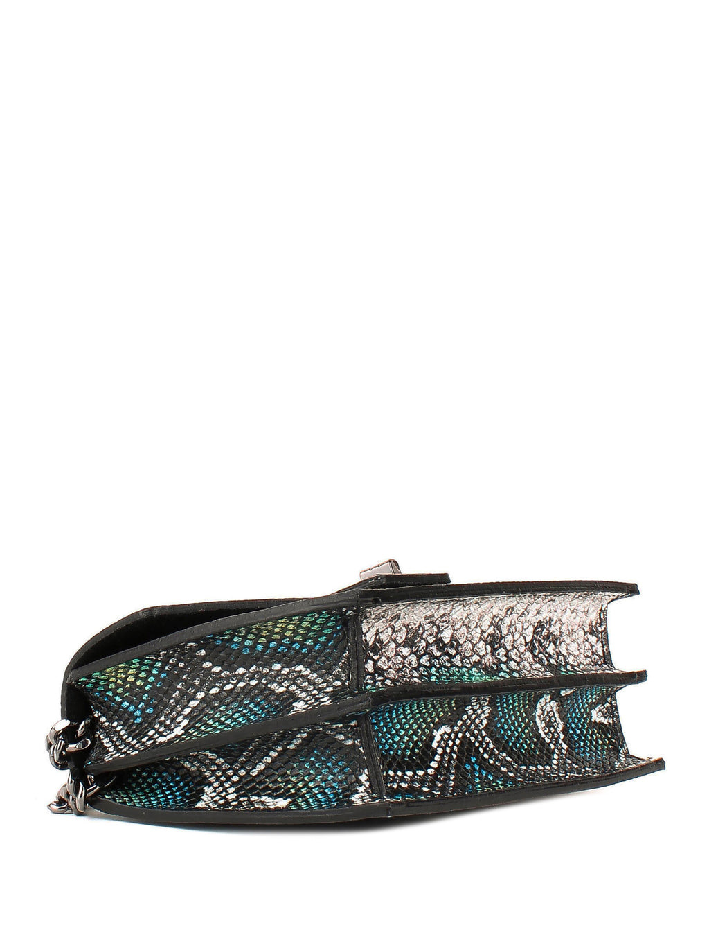 Bandolera de piel italiana Verde 3941-08-35