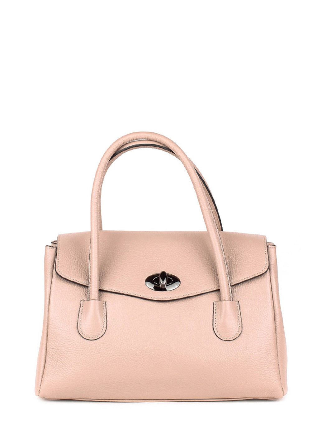 Bolso de mano de piel italiana Gris 8136-52-32