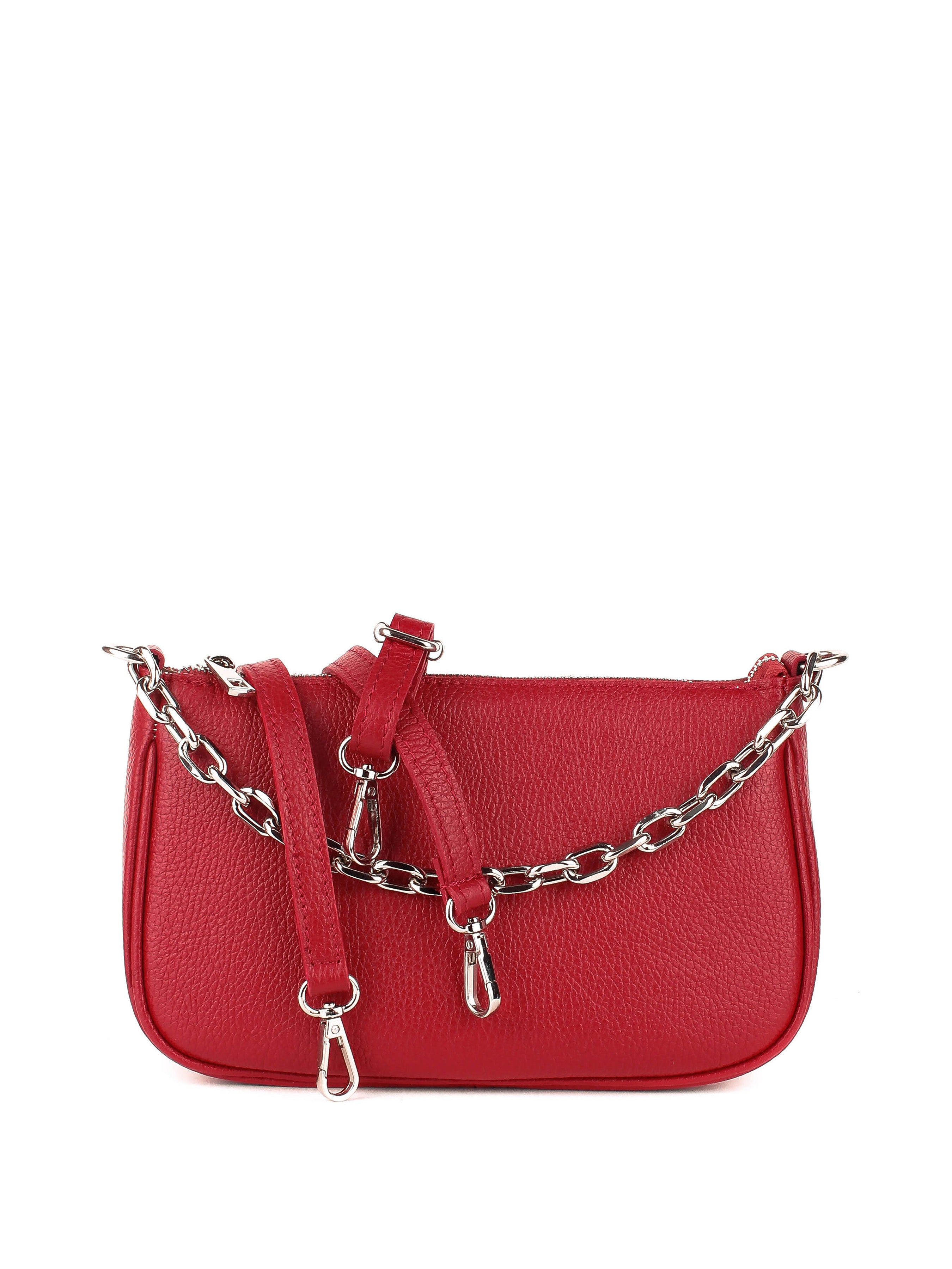 Bandolera de piel italiana Burgoña 4277-12-32