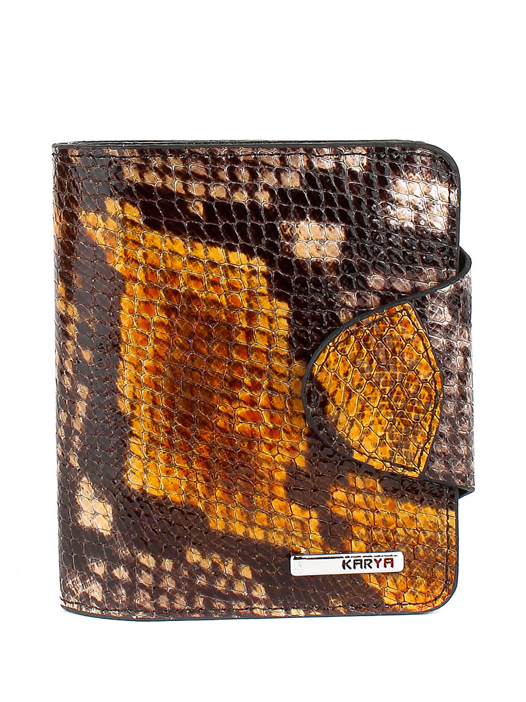 Cartera de piel italiana Amarillo 1216-064