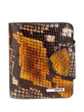 Cartera de piel italiana Amarillo 1216-064