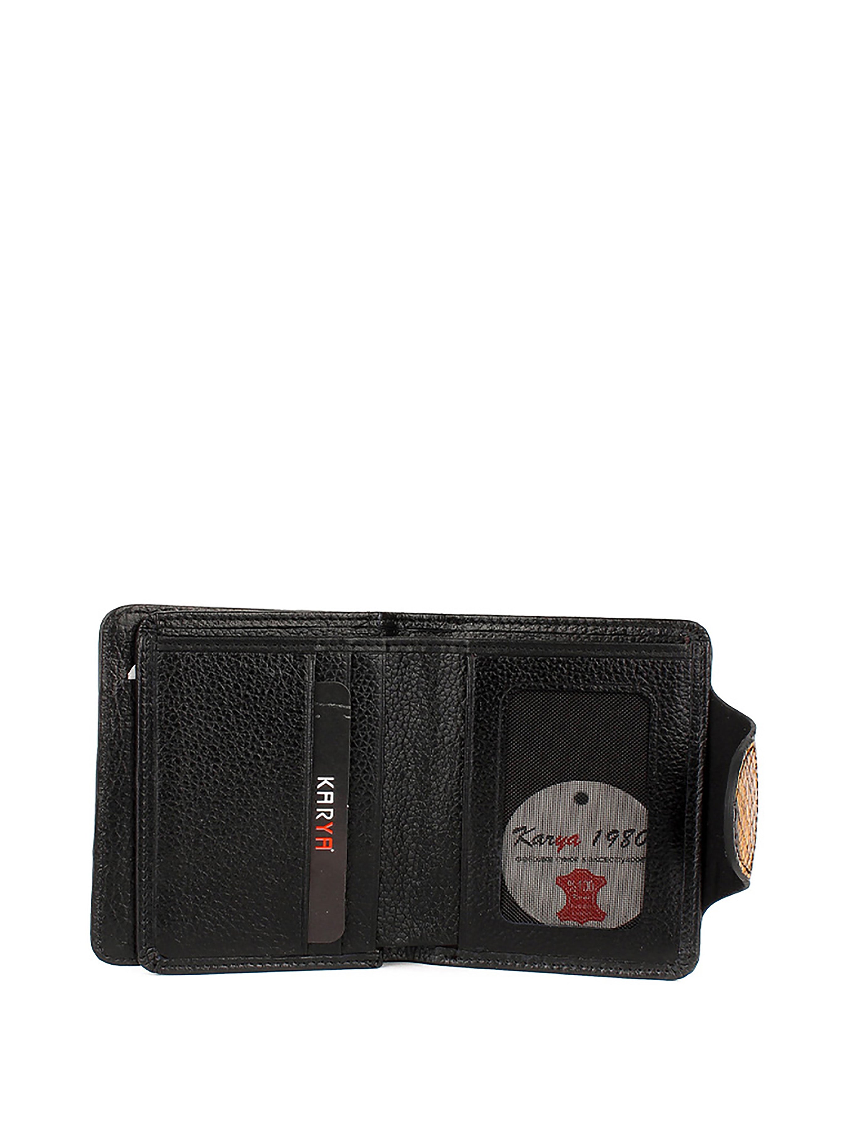 Cartera de piel italiana Amarillo 1216-064