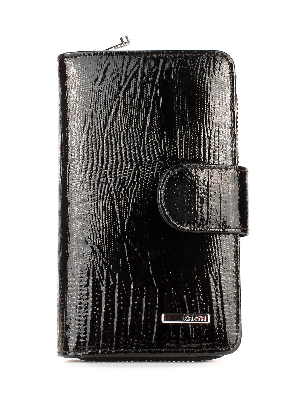 Cartera de piel italiana Negro 2009-073