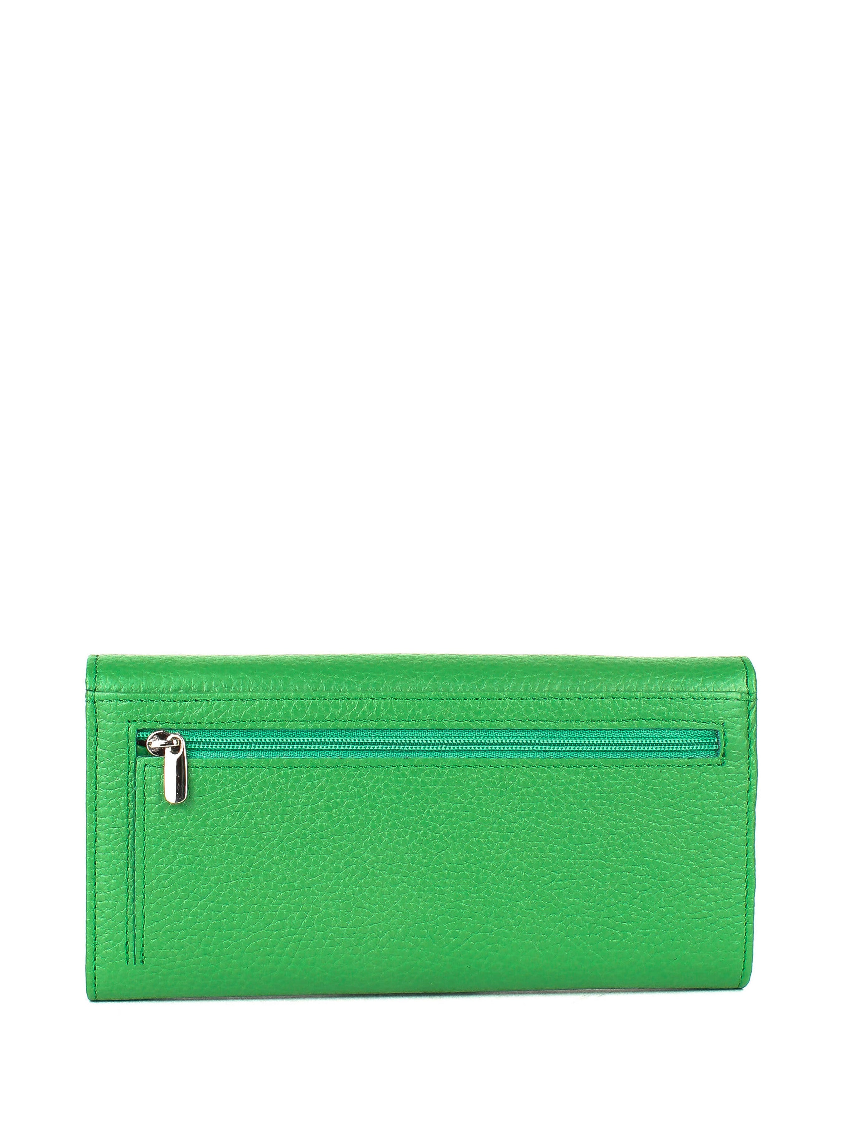 Bandolera de piel italiana Verde 150-651