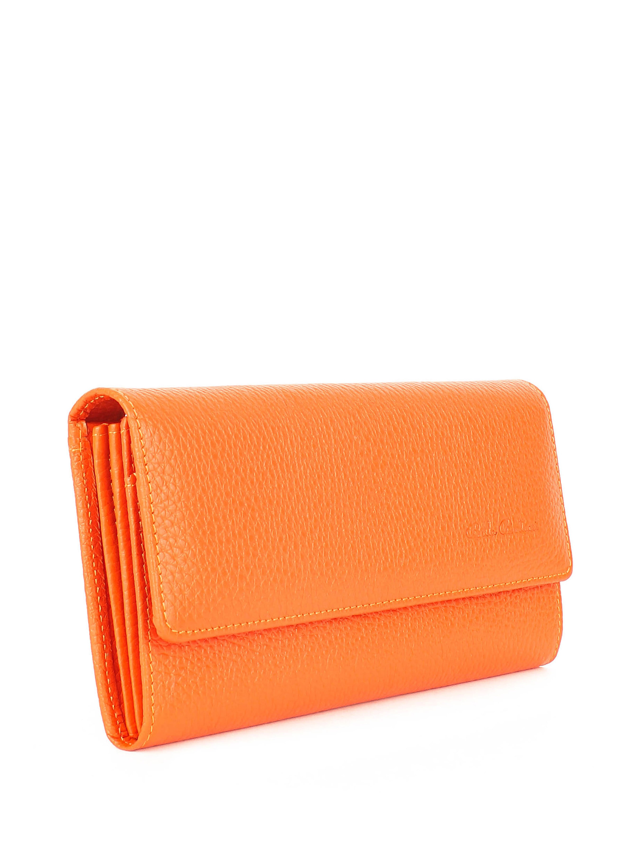 Bandolera de piel italiana Amarillo 150-374