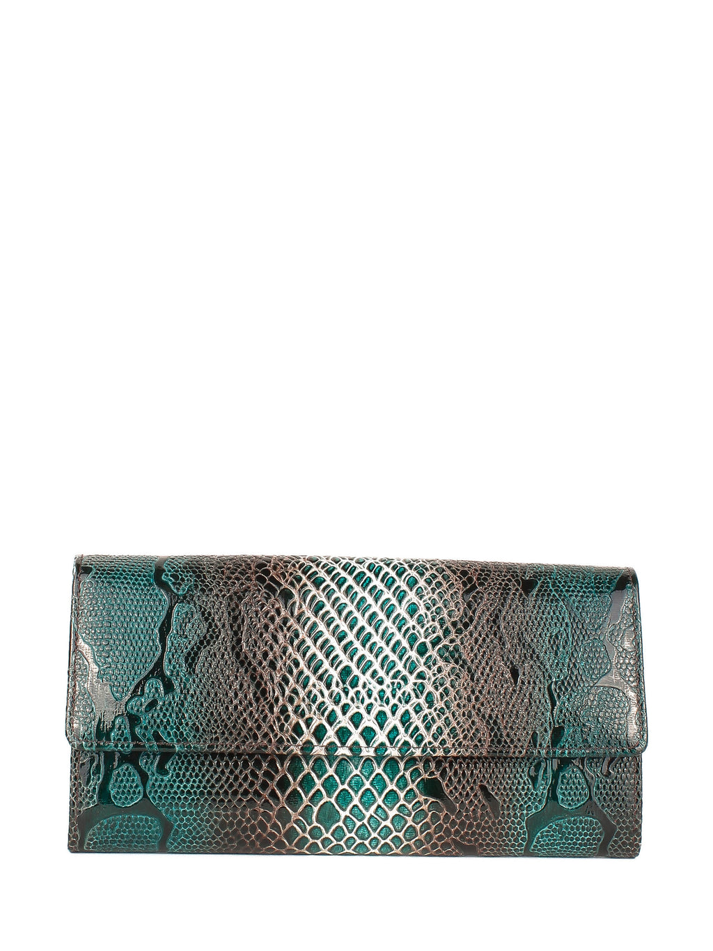 Bandolera de piel italiana Темно блакитний 150-317