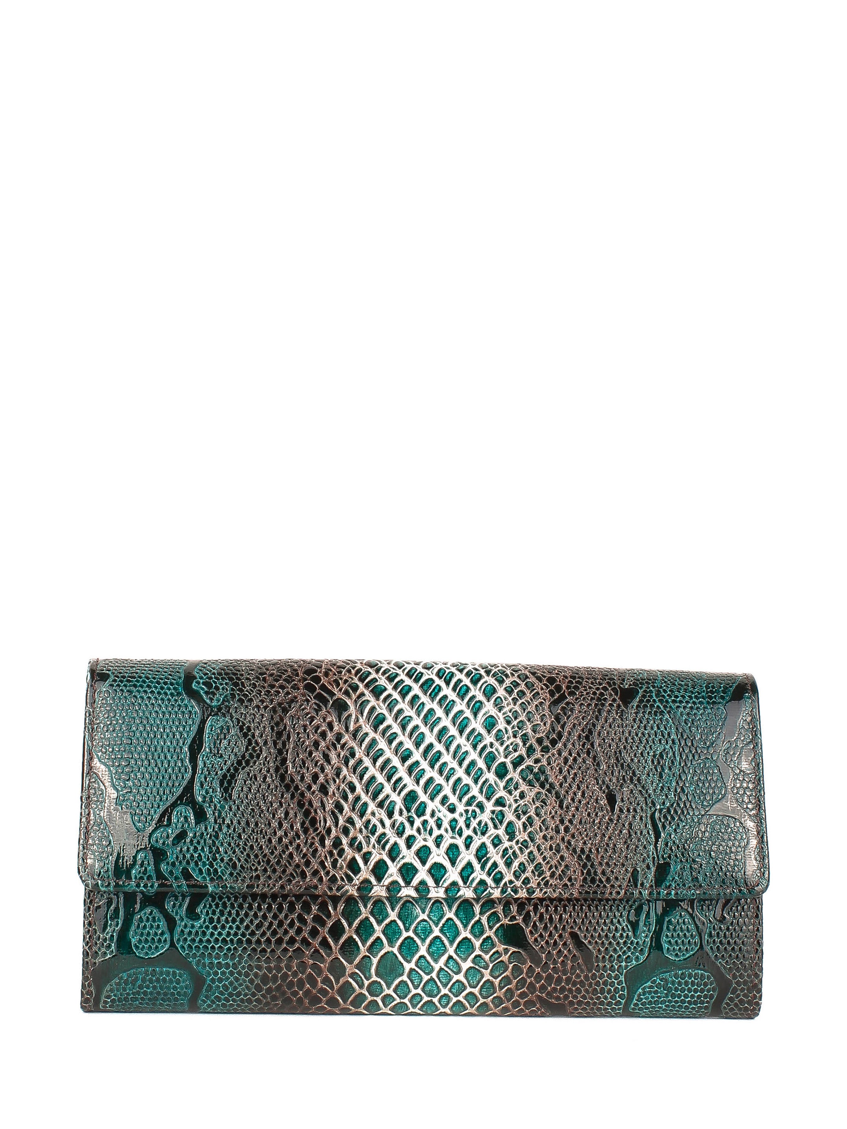 Bandolera de piel italiana Темно блакитний 150-317