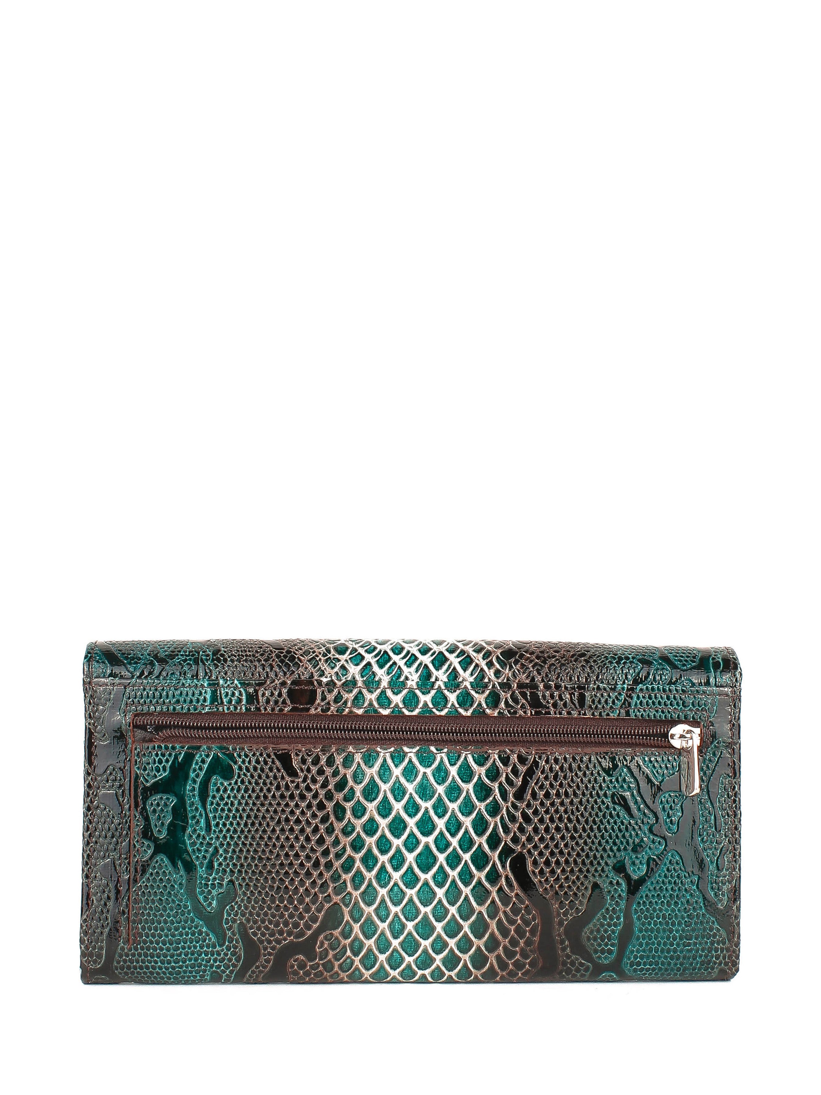 Bandolera de piel italiana Темно блакитний 150-317