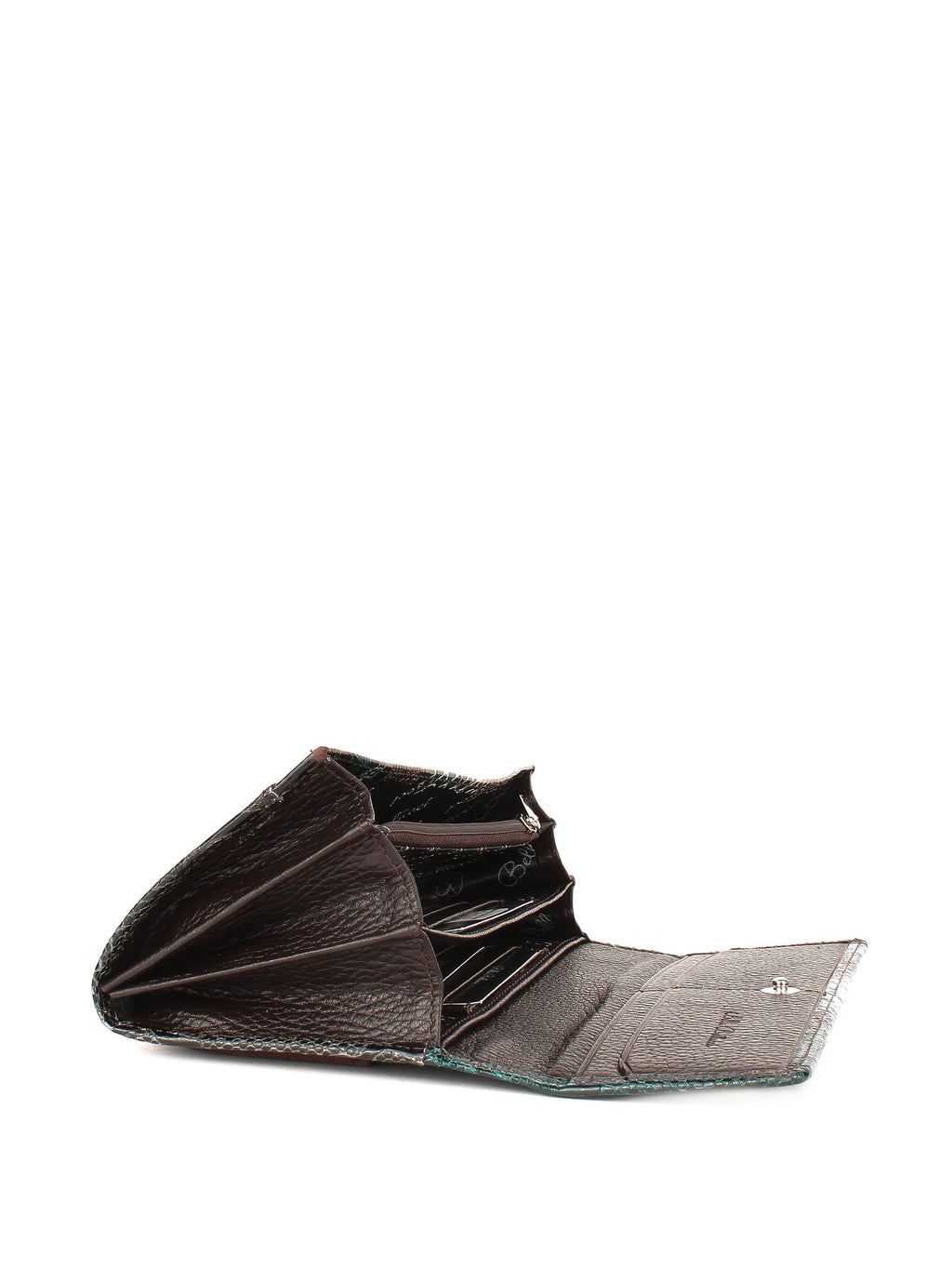 Bandolera de piel italiana Темно блакитний 150-317