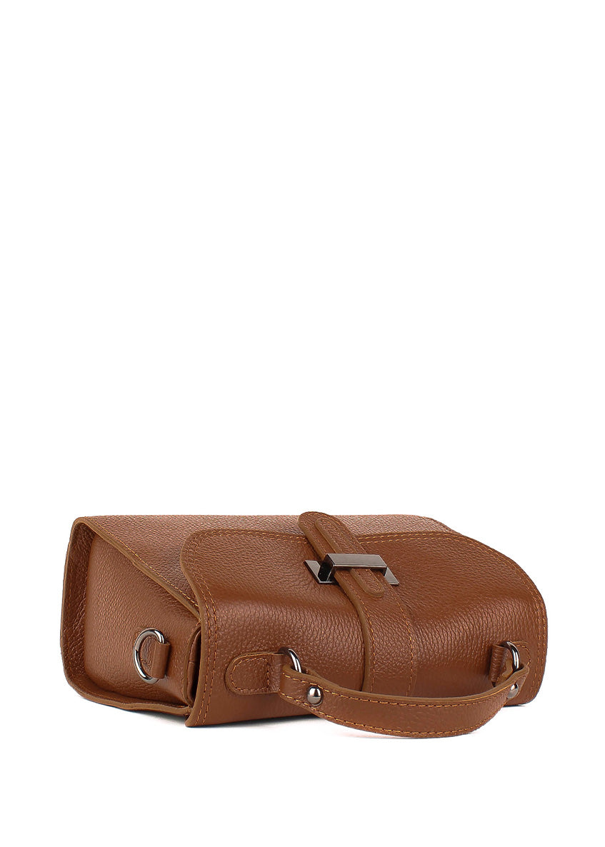 Bolso de mano de piel italiana Rojo 2804-45-32