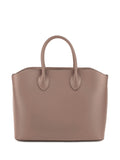 Bolso Tote de piel italiana Gris, Marrón 4392-104-31
