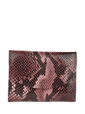 Bandolera de piel italiana Morado 034-925