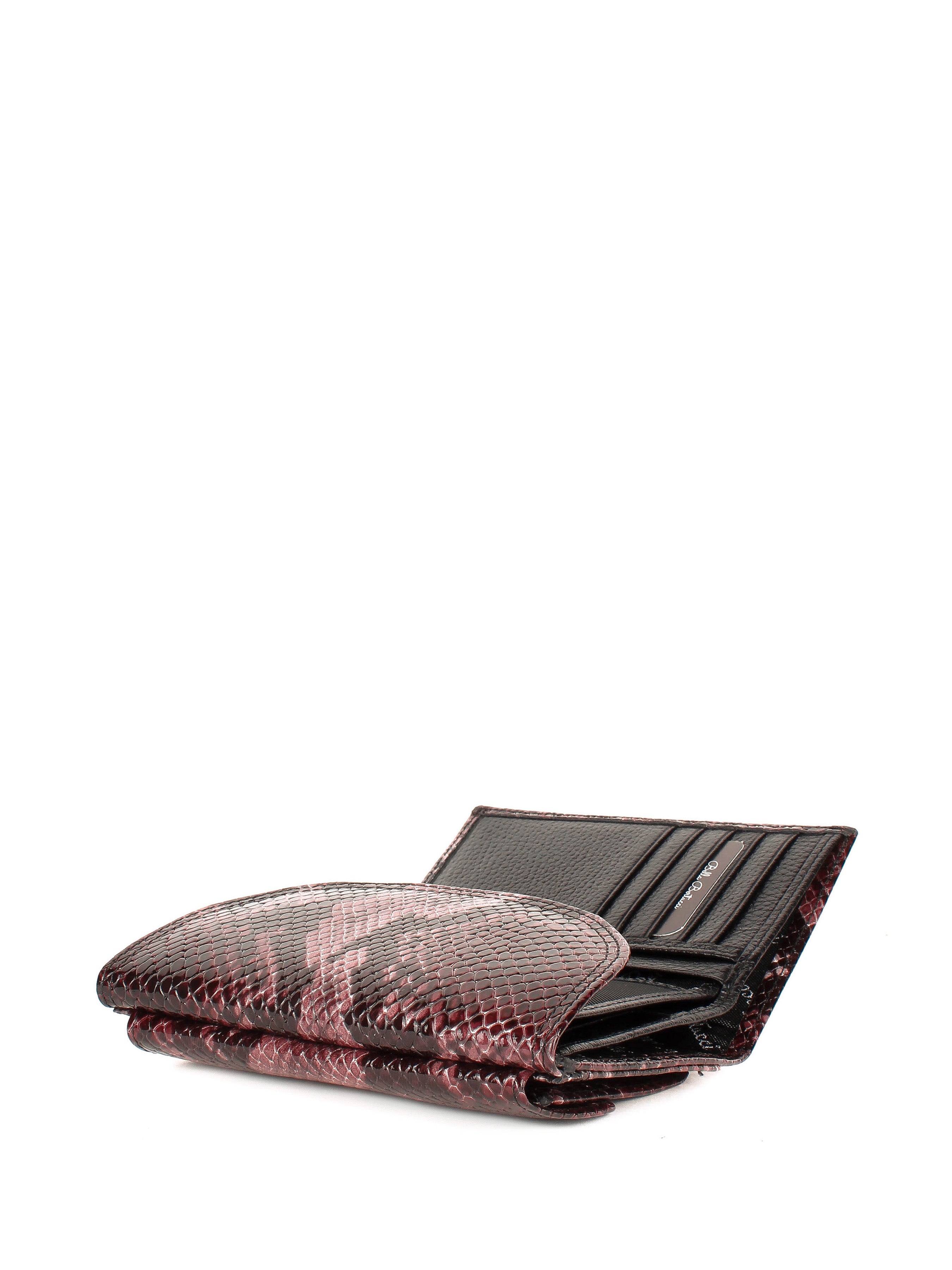 Bandolera de piel italiana Morado 034-925